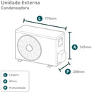 Ar-Condicionado Split HW Inverter LG Dual Voice 18.000 BTUs Só Frio 220V