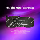 Placa de vídeo,Placa gráfica para jogos RX6600XT-8G D6 PA com memória 8G / 128bit / GDDR6 3 ventiladores de tamanho grande Placa traseira de metal luz respiratória