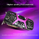 Placa de vídeo,Placa gráfica para jogos RX6800-16G D6 PB com memória 16G / 256bit / GDDR6 3 ventiladores de tamanho grande Placa traseira de metal luz respiratória