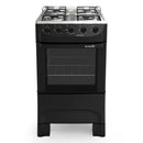 Fogão Mueller 4 Bocas Moderatto Preto Fosco Acendimento Manual