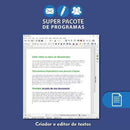 Computador Desktop Completo com Monitor 19.5" HDMI Intel Core i3 4GB HD 500GB Wifi com mouse e teclado EasyPC SlimDesk