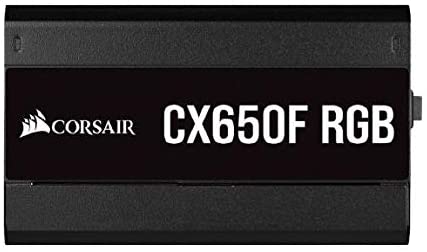 FONTE ATX 650W - CX650F FULL MODULAR - RGB BLACK - 80 PLUS BRONZE - COM CABO DE FORCA - CP-9020217-BR