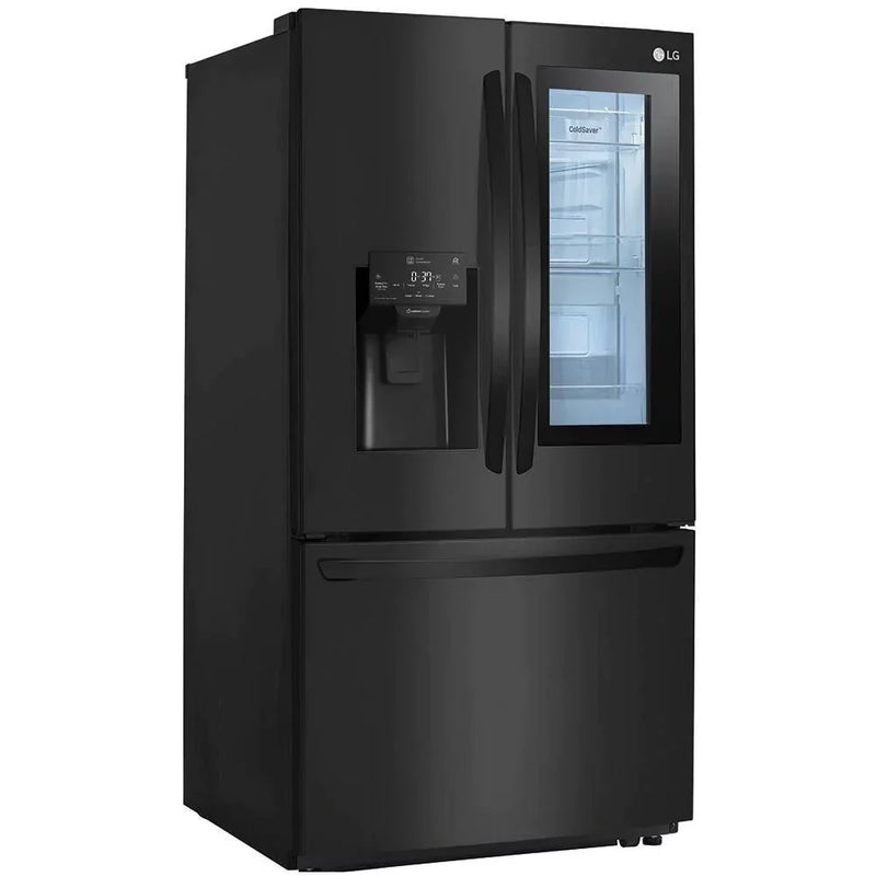Geladeira Smart Lg French Door Inverter 525 Litros Preto Fosco Com Instaview Door-In-Door 220