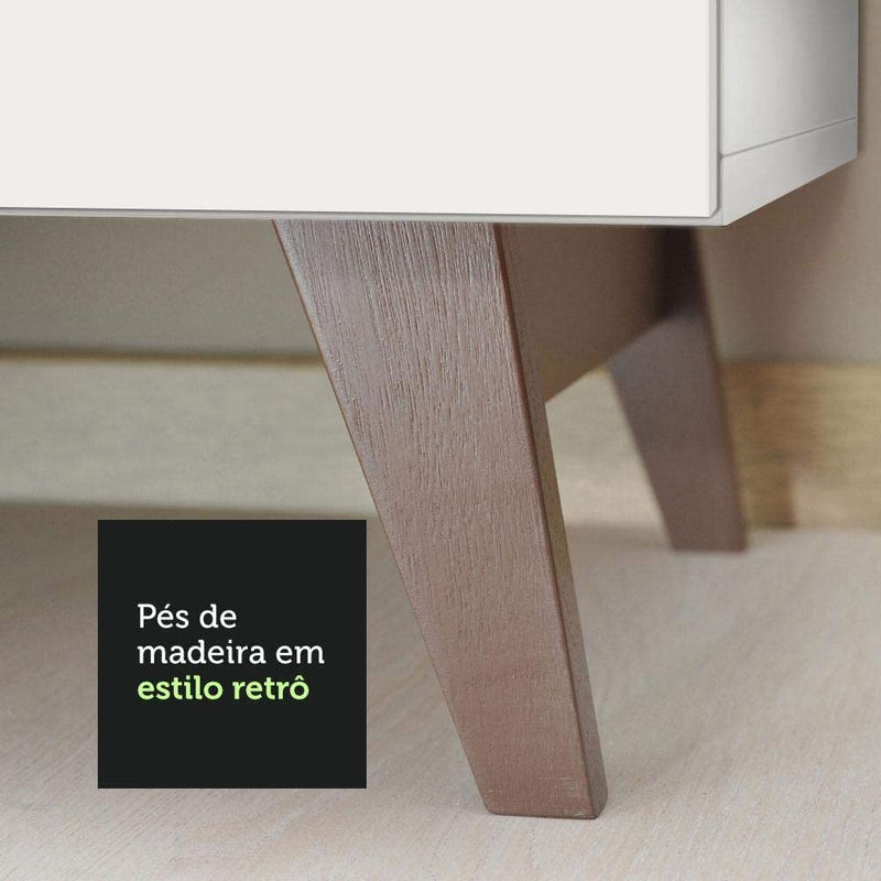 Cozinha Completa Madesa Reims 250004 com Armário e Balcão - Branco