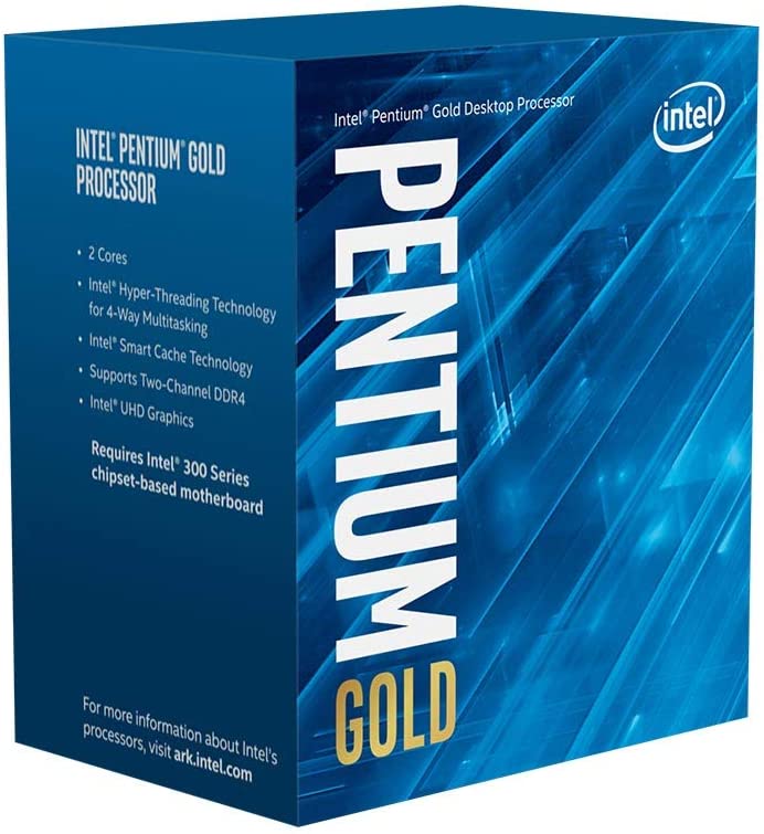Intel PROCESSADOR PENTIUM GOLD G6400 4.0GHZ 2NUCLEOS 4THREADS 4MB CACHE GRAFICOS UHD 610 LGA 1200 BX80701G6400