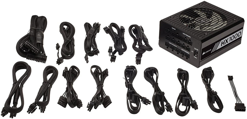 Fonte Corsair HX1000-1000W, 80 Plus Platinum, Modular - CP-9020139-NA