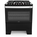 Fogão 5 bocas Piacere Vetro Preto Fosco - Mueller