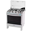 Fogão Piso Esmaltec Ágata 5062 5 Bocas Branco Bivolt