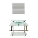 Gabinete de Vidro 70cm para Banheiro Irlanda Incolor