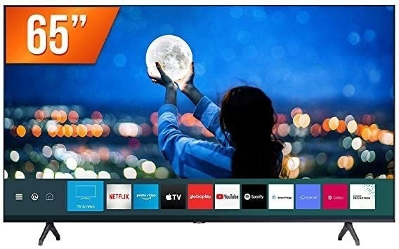 Samsung Smart TV 65" Crystal LH65BETHVGGXZD 4K HDR 2 HDMI 1 USB